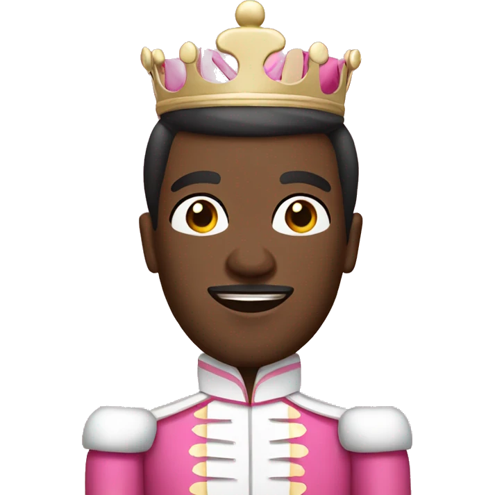 Pink Nutcracker black man emoji