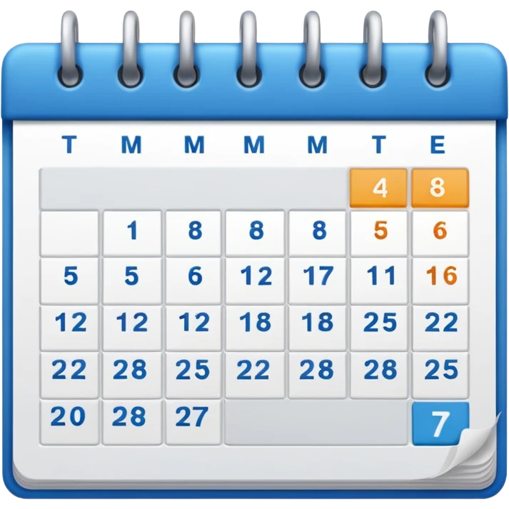 calendar emoji