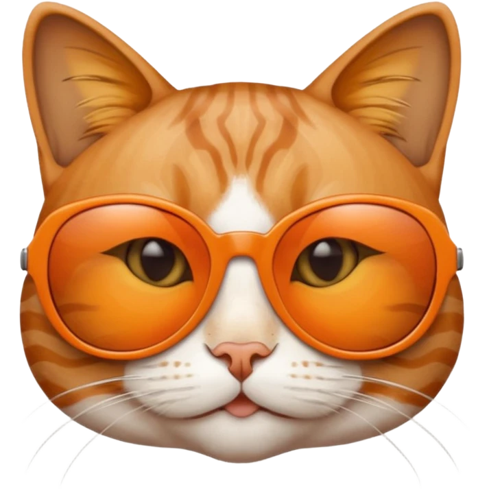 Cat wearing sunglasses emoji