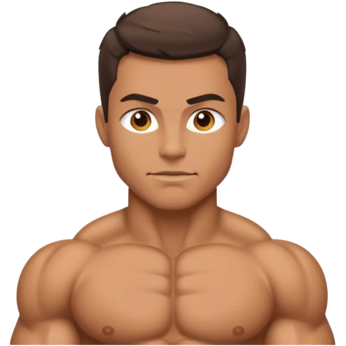 The rock physique emoji