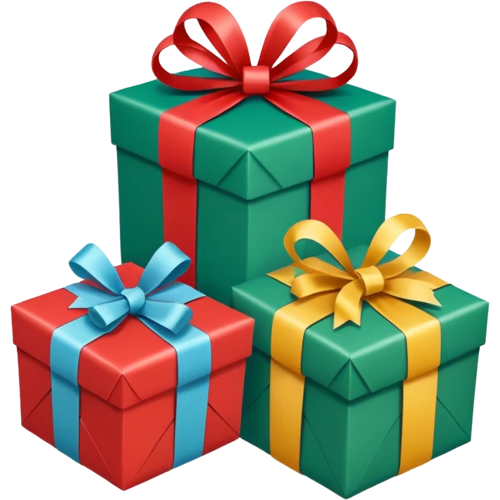 Christmas presents emoji