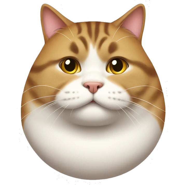 a fat cat emoji