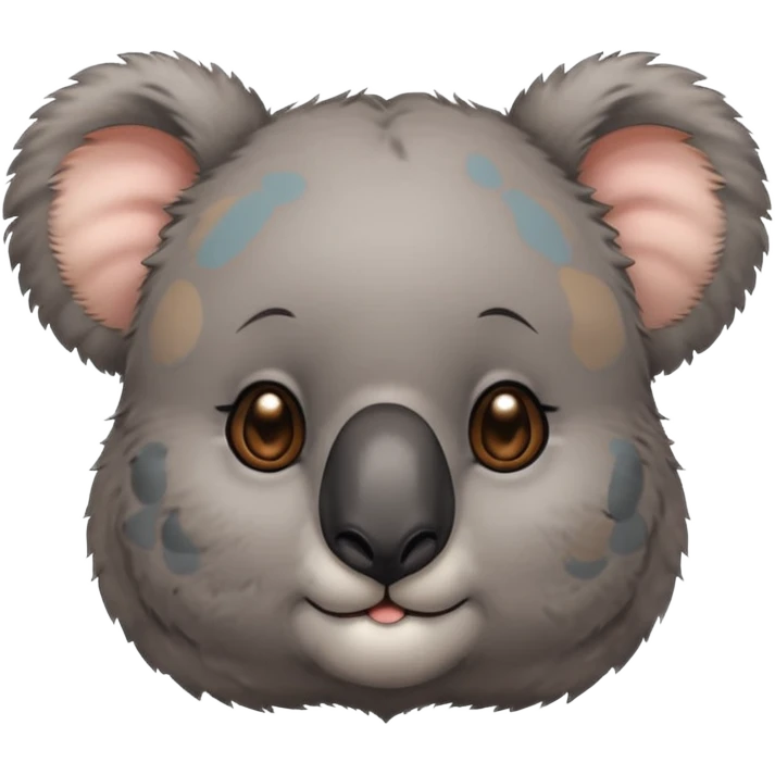 Koala with earrings emoji