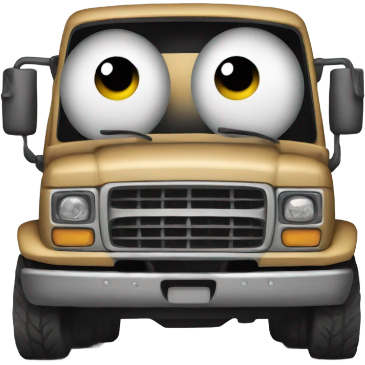Squatted truck emoji