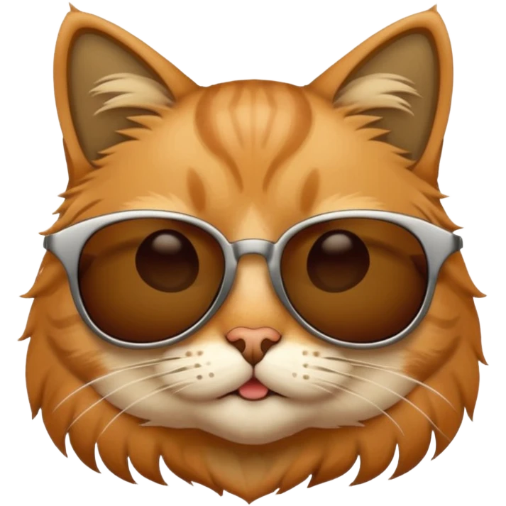 Cat wearing sunglasses emoji