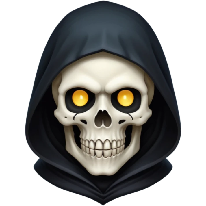 grim reaper head only emoji