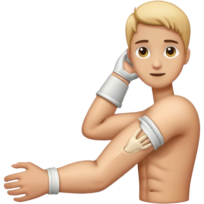 Broken arm emoji