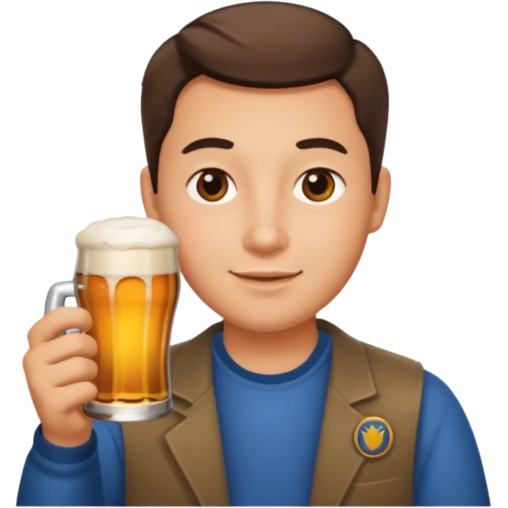 🤤+🍺 emoji