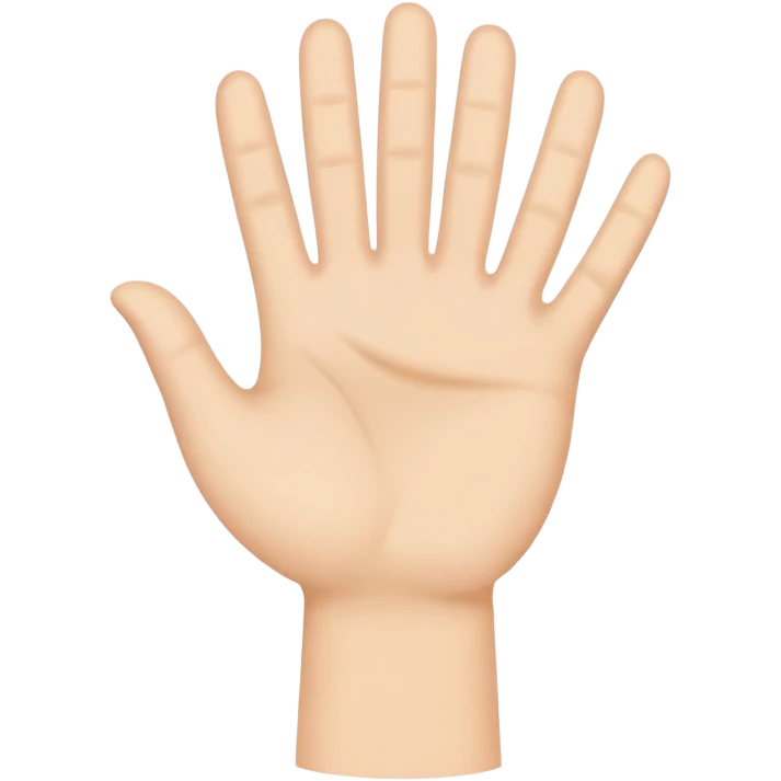 hand waving emoji