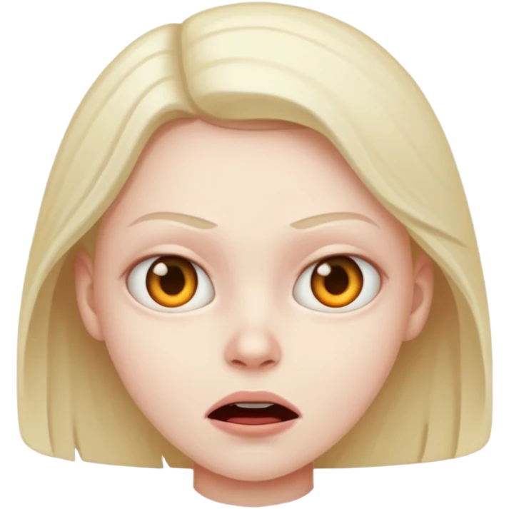 무서운 표정 emoji