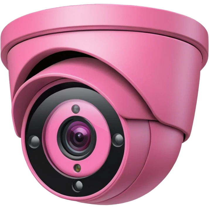 Security Camera pink  emoji