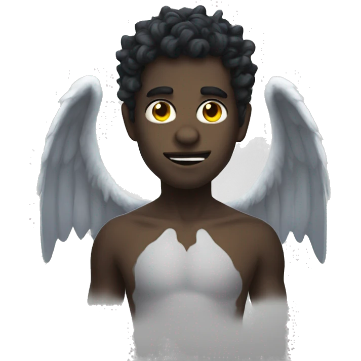 half angel half demon  emoji