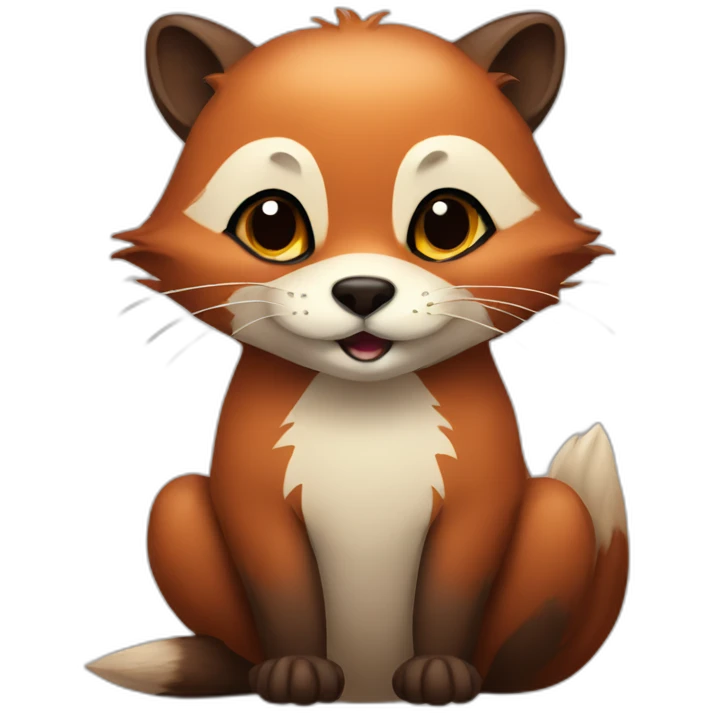 Otter fox emoji