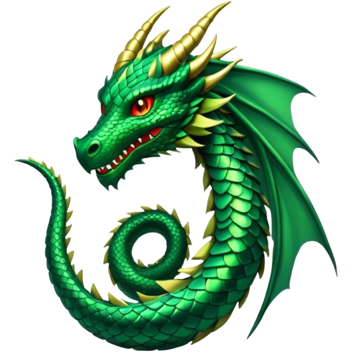 Kali Linux green dragon emoji
