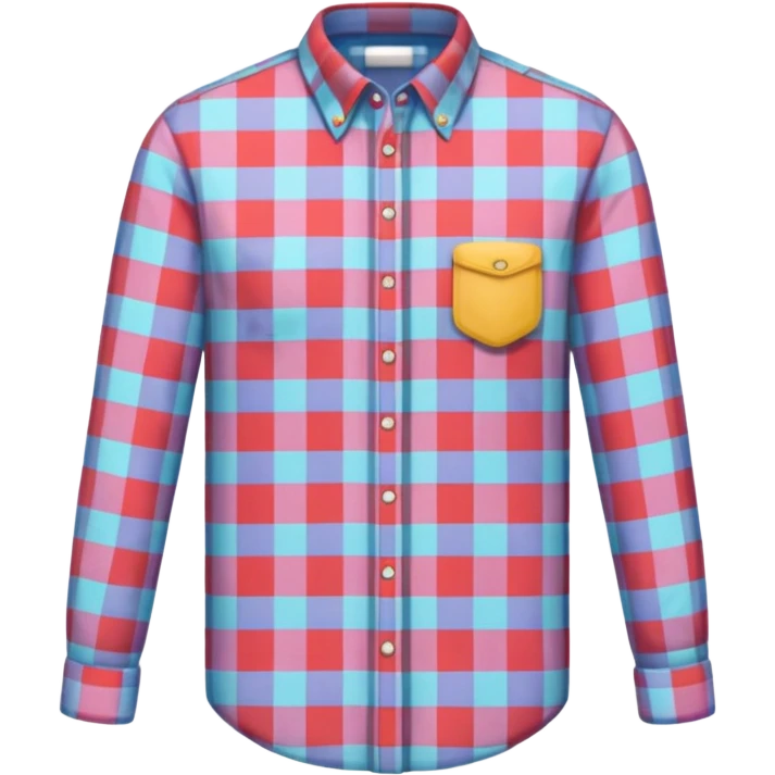 Hipster shirt emoji