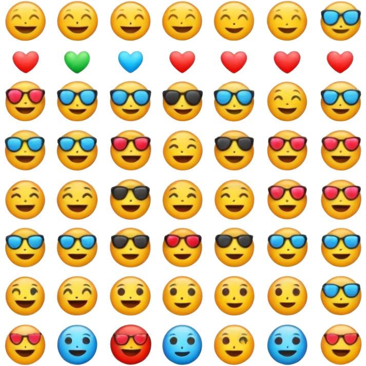 Izraditi set emojija emoji