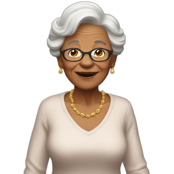 dance grandma emoji