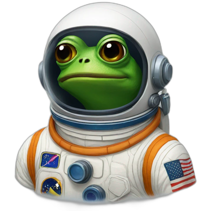 Pepe astronaut emoji