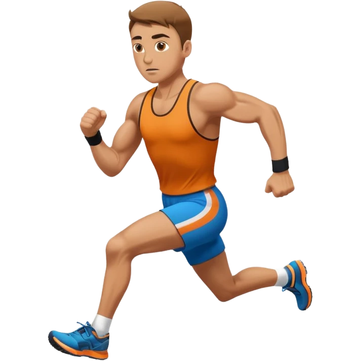 runner finishing a race emoji