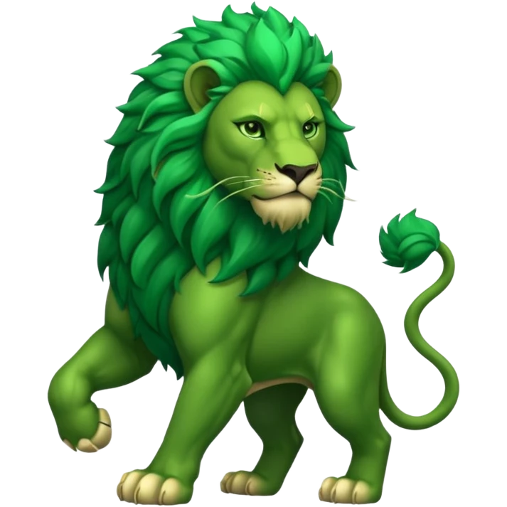 green lion emoji