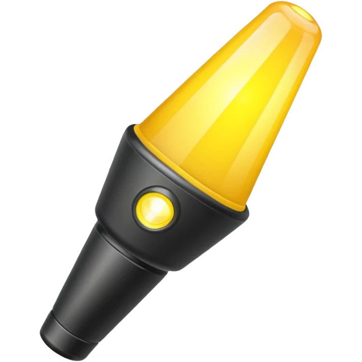 Flashlight beam emoji