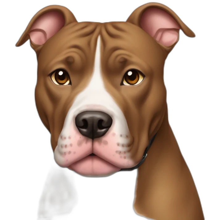 Chien pitbull emoji