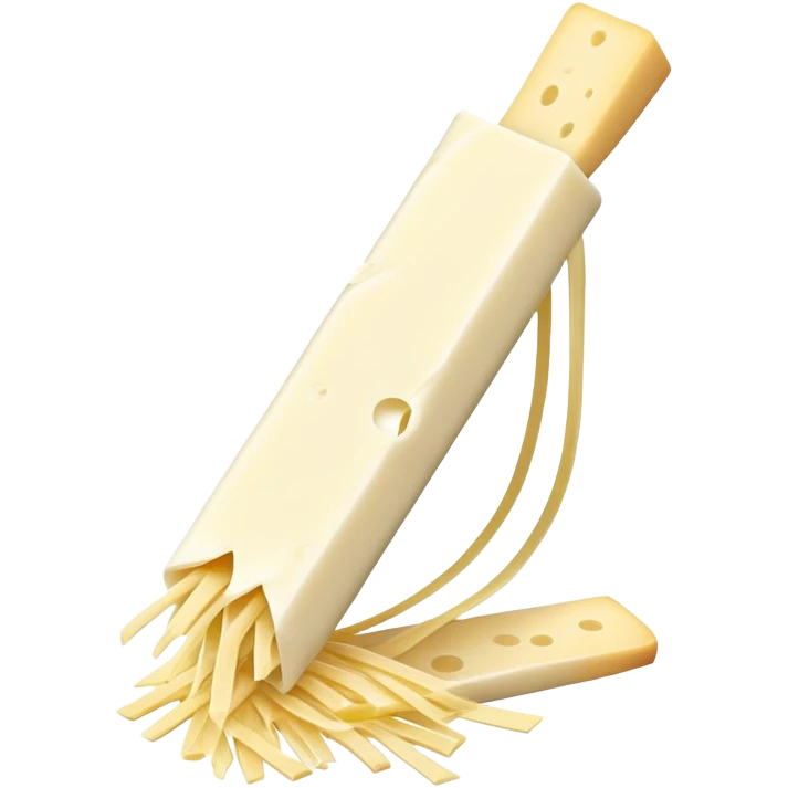 String cheese being pulled apart emoji