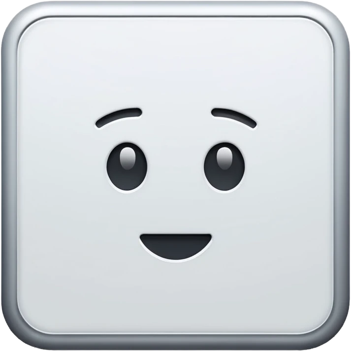 Large flat  emoji