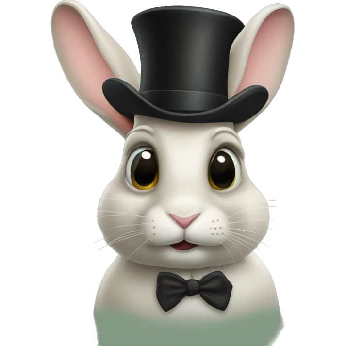 rabbit with a monocle emoji