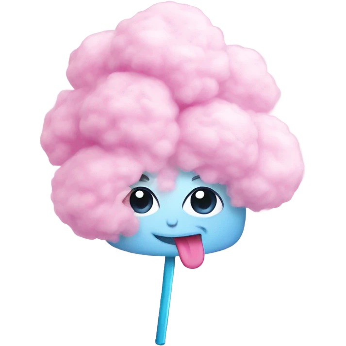 Cotton candy emoji