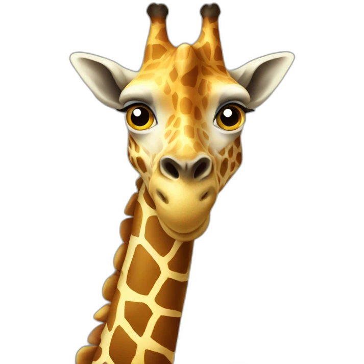 evil giraffe emoji