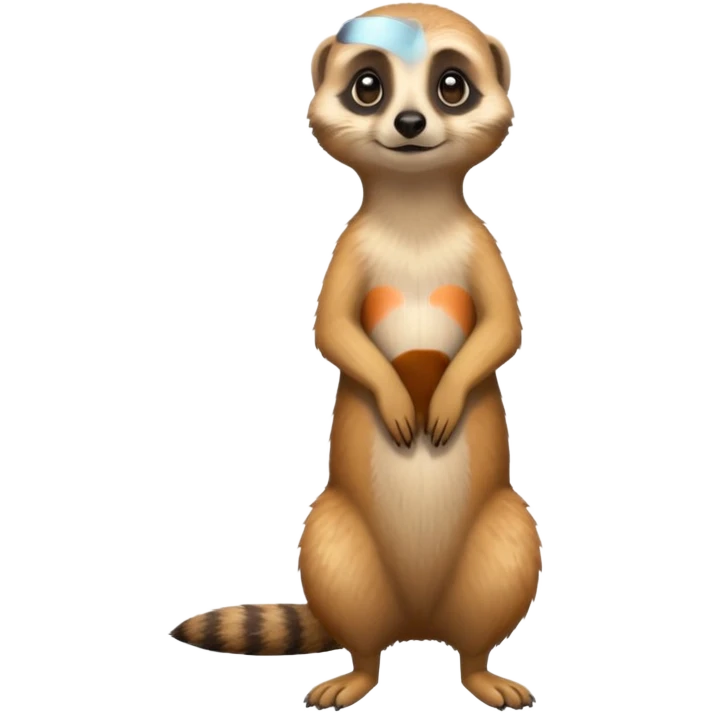 A meerkat standing  emoji