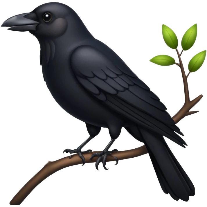 Black Crow emoji