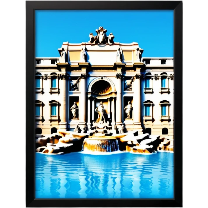trevi fountain view from up above emoji
