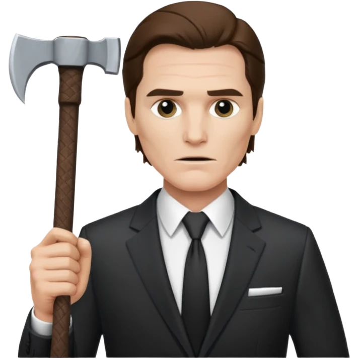 Американский психопат с топором emoji