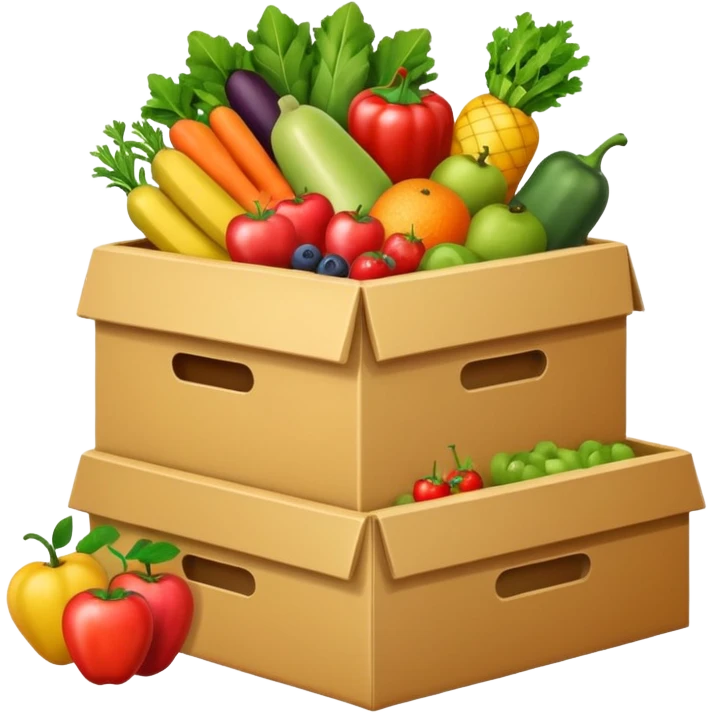 boxed food emoji