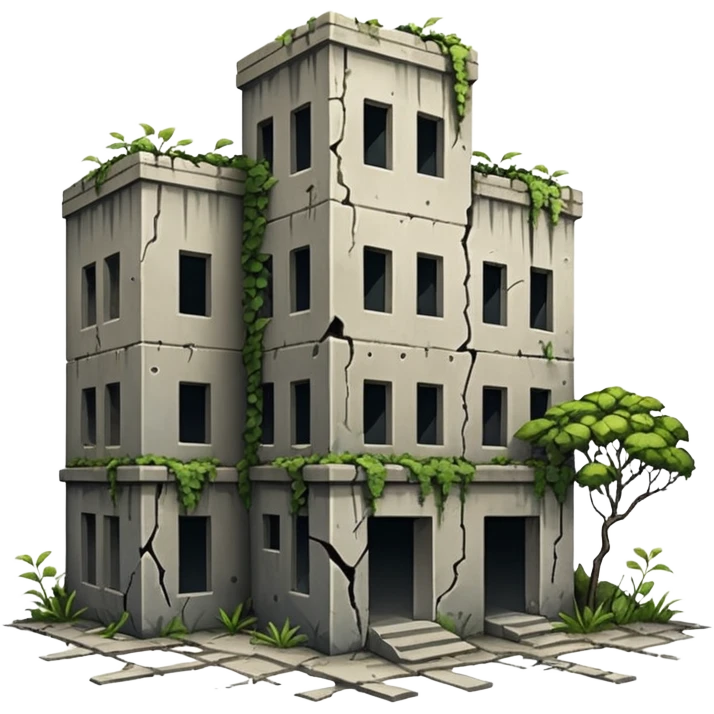 Dystopian Apocalyptic Aesthetic Scenery Deco emoji