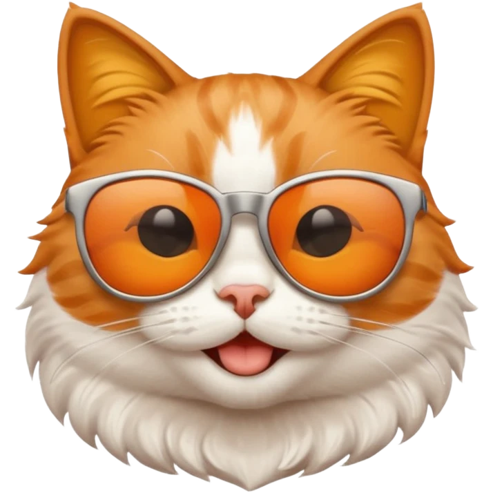 happy Cat wearing sunglasses emoji
