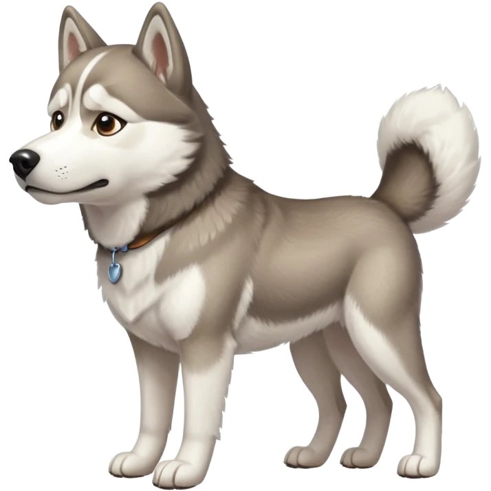 Sled dog emoji