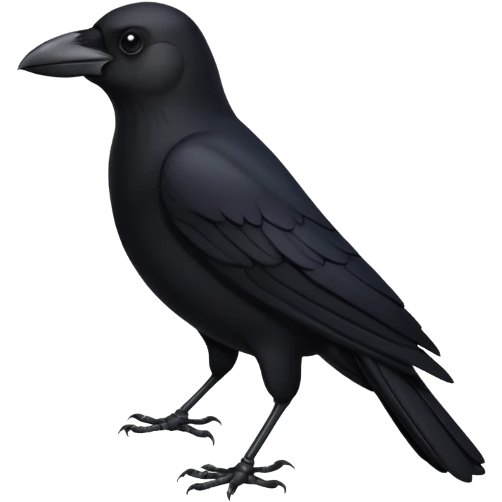 Crow emoji