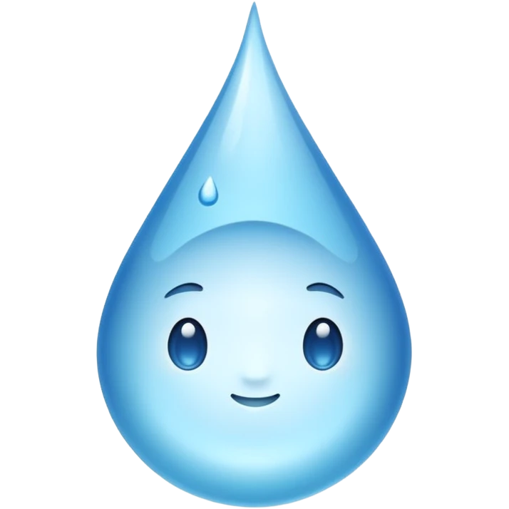 Cute water emoji