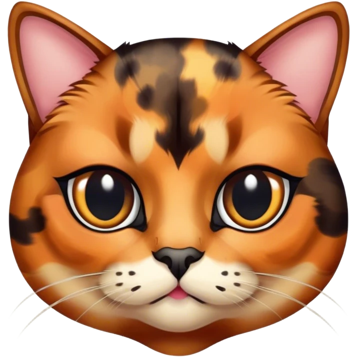 tortise cat with only right eye emoji