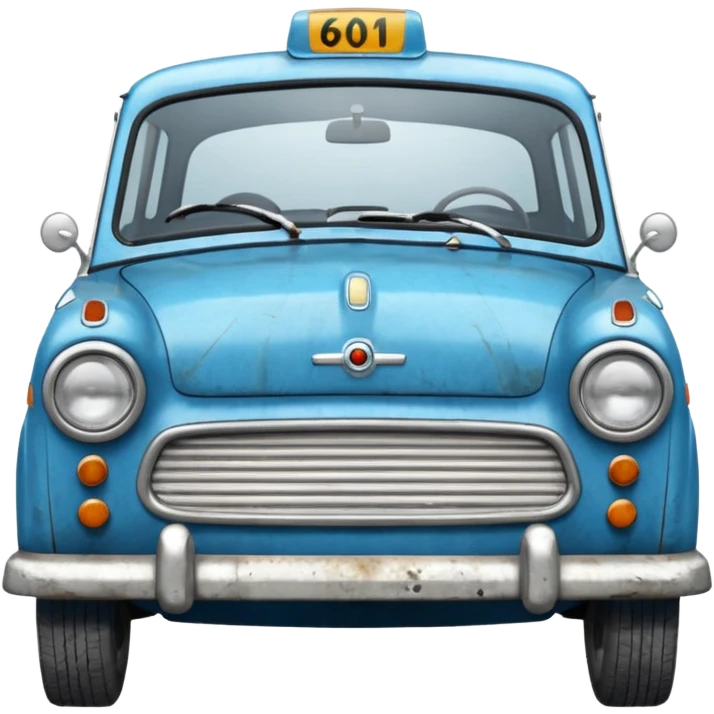 Trabant 601 blau emoji