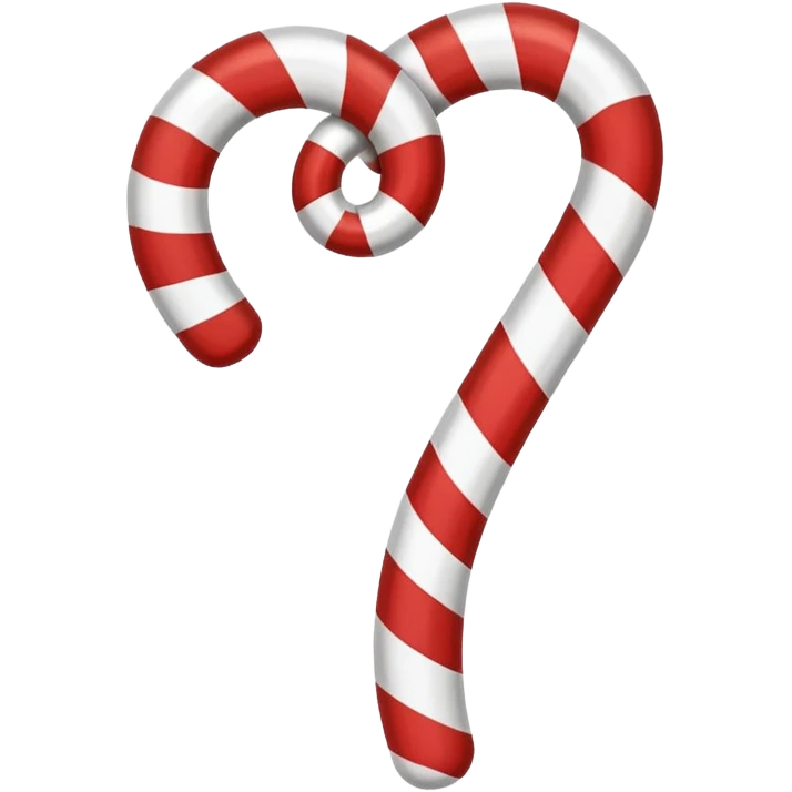 Candy white and red emoji