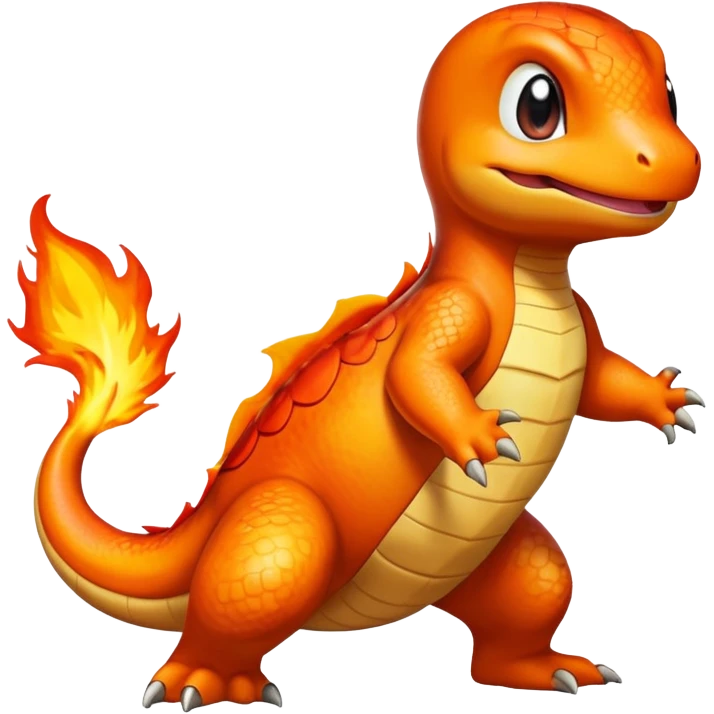 Charmander from Pokémon emoji