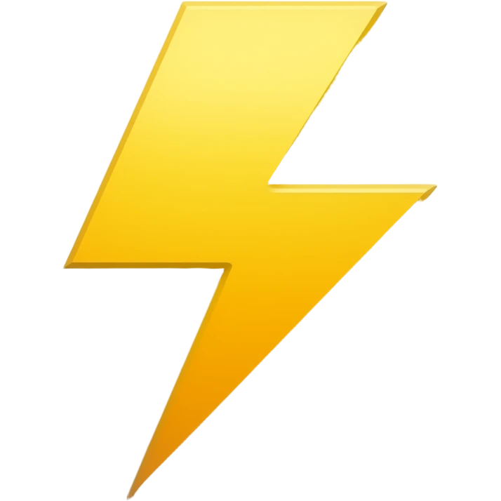 Thunderbolt emoji