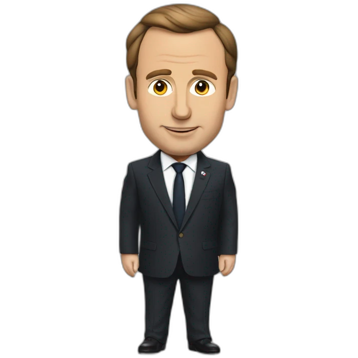 Macron sur Poutine emoji