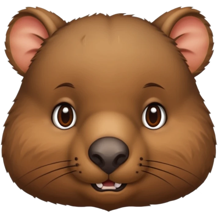 Wombat’s face emoji