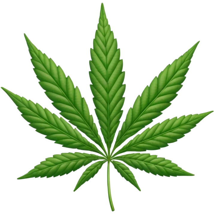 Emoji de una Hoja de marihuana  emoji