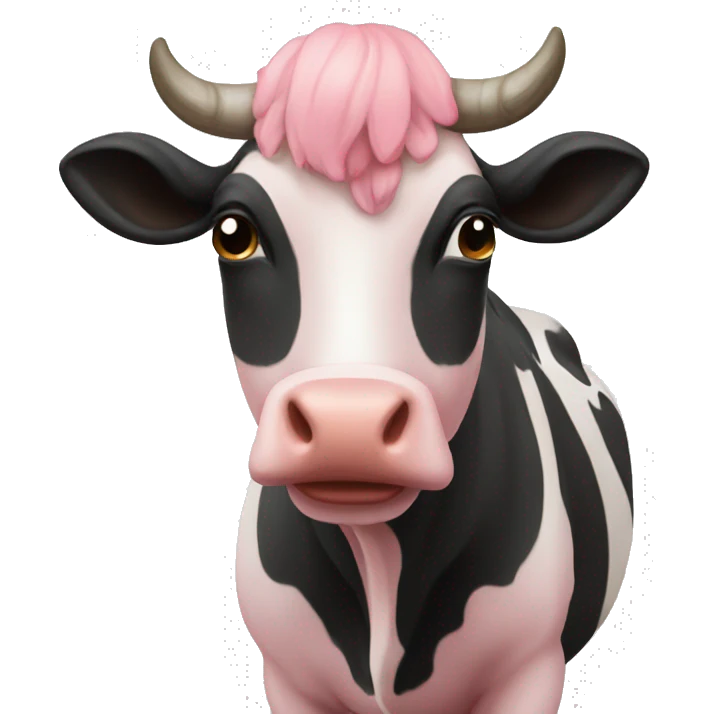 Vaca rosada emoji